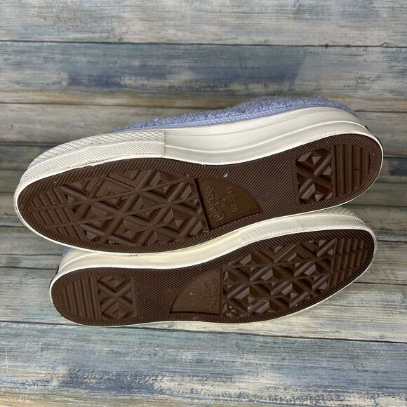 Converse Sherpa Platform Size 9 Chuck Taylor All Star High Cozy Womens Ghost‎ - Picture 9 of 10